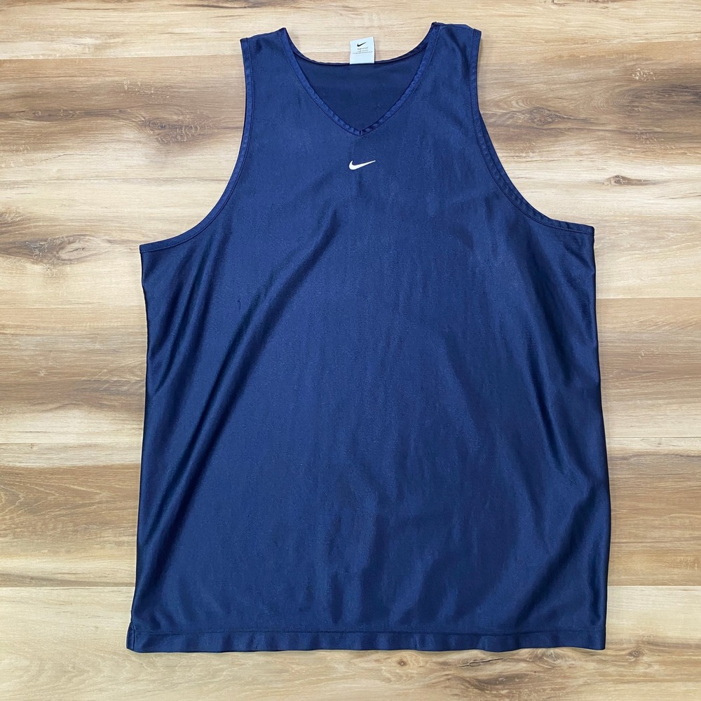 Nike Tank Top XL Basketball Jersey Center Swoosh Vintage 90s Made in USA